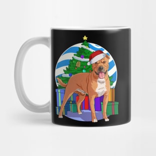 Staffordshire Bull Terrier Dog Christmas Tree Decoration Mug